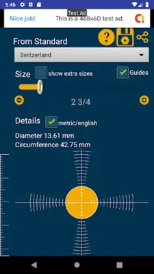 Ring Sizer App android App screenshot 7